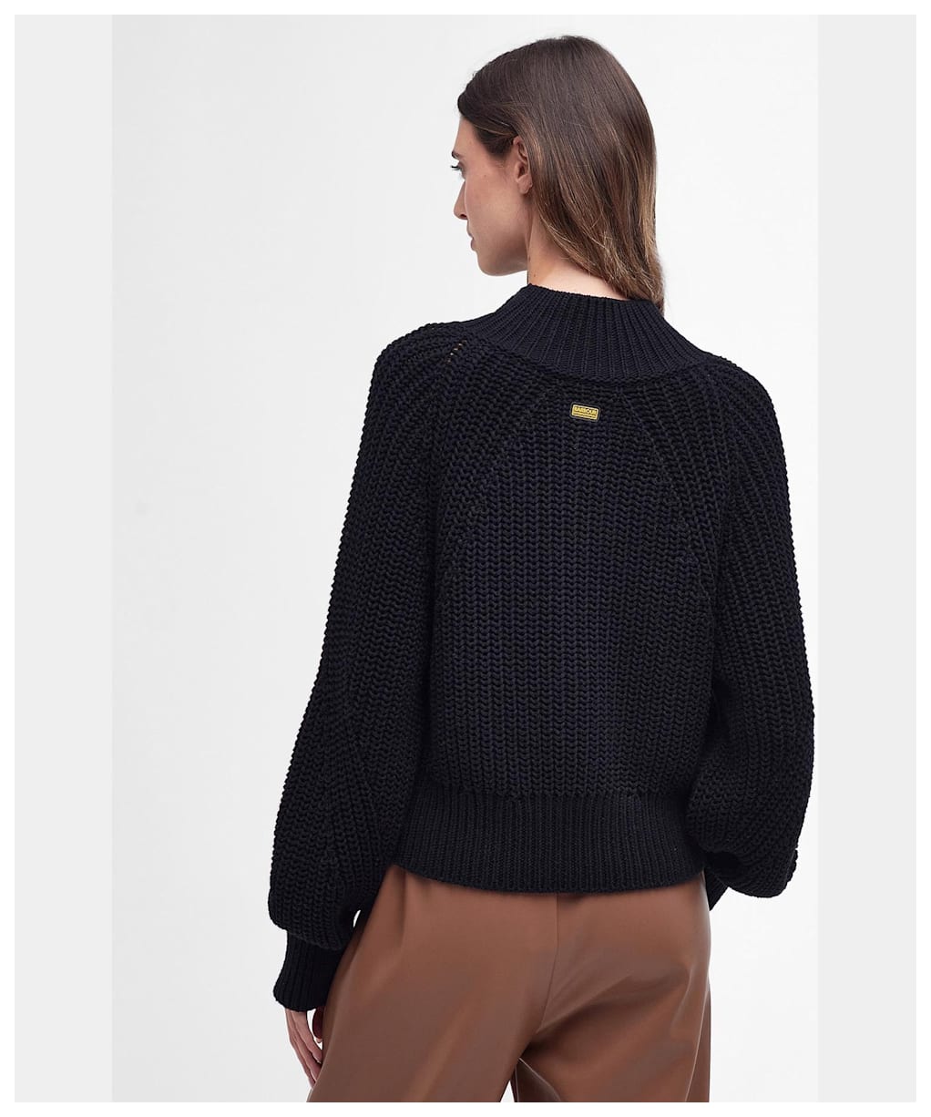 Women's Barbour International Solar Knit - Black