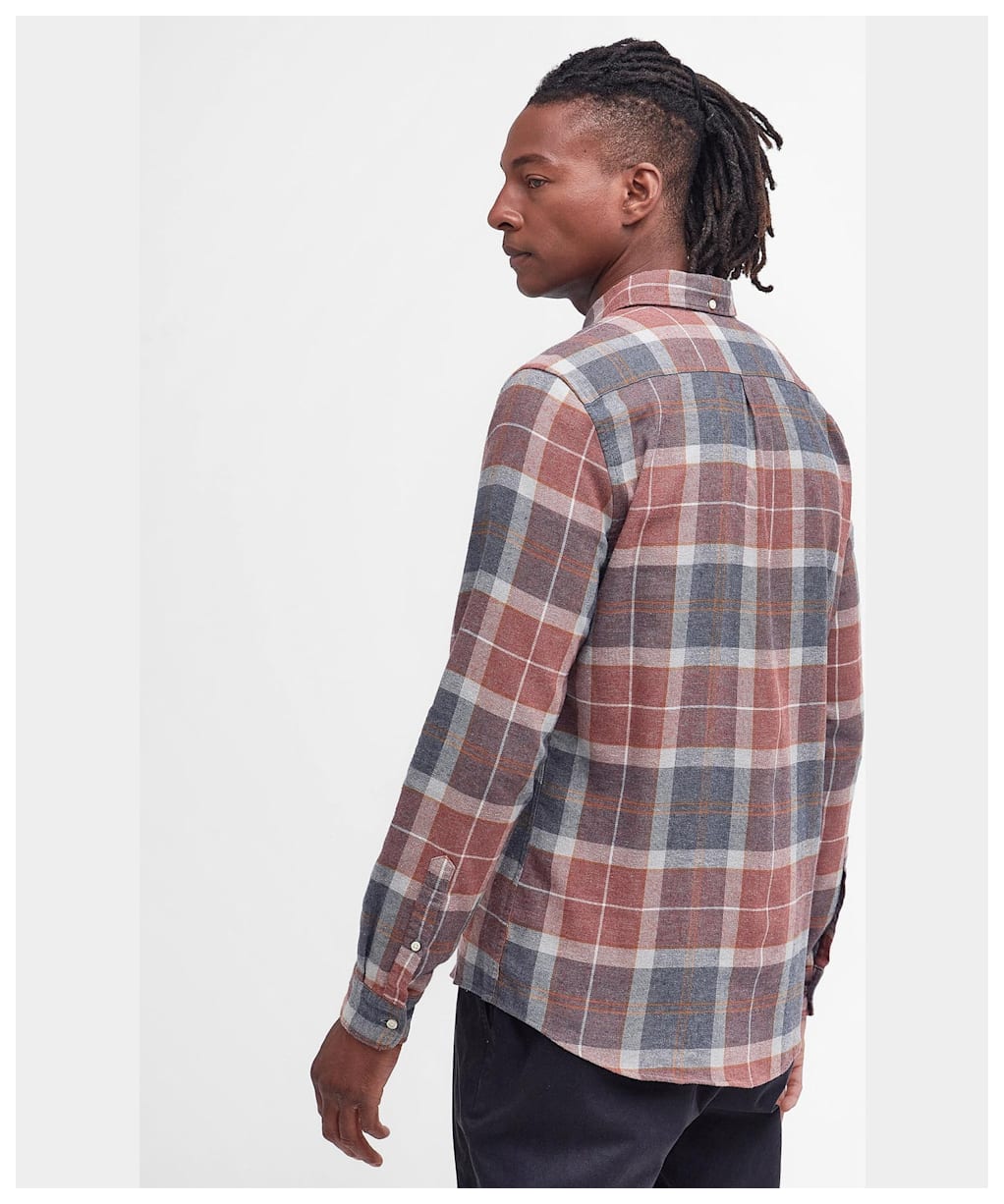 Men's Barbour Tamar Long Sleeve Tailored Cotton Shirt - Brackencroft Tartan