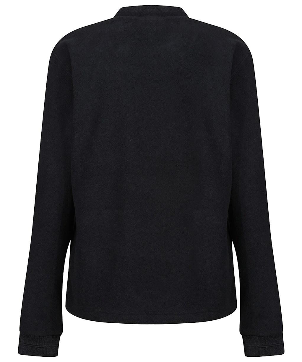 Women's Volcom Polar Fleece Crew Neck Sweater - Black