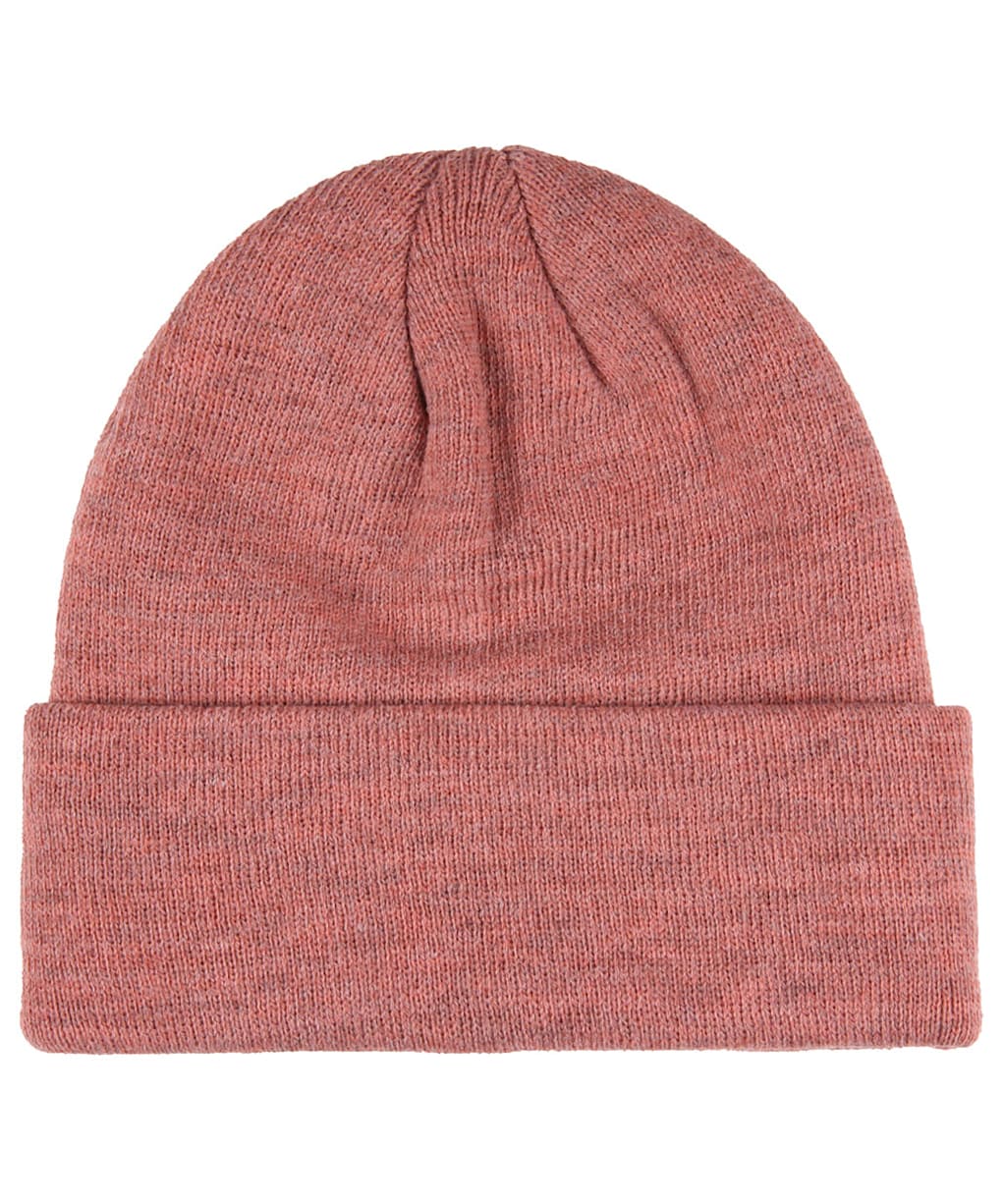 Volcom Fave Turn-Up Knitted Beanie - Earth Pink