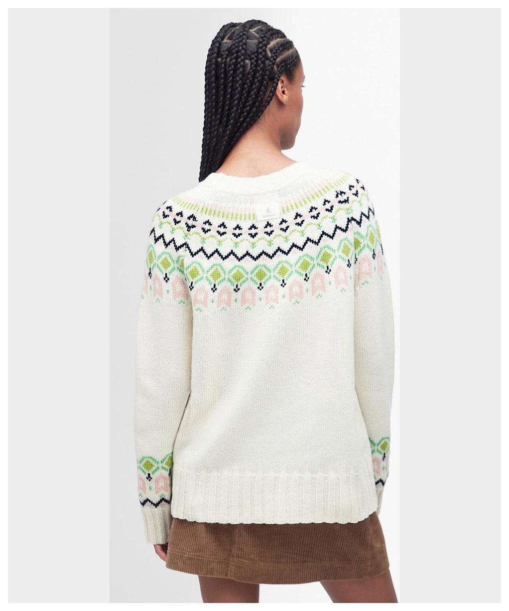 Women's Barbour Melville Knitted Jumper - Aran Tropical