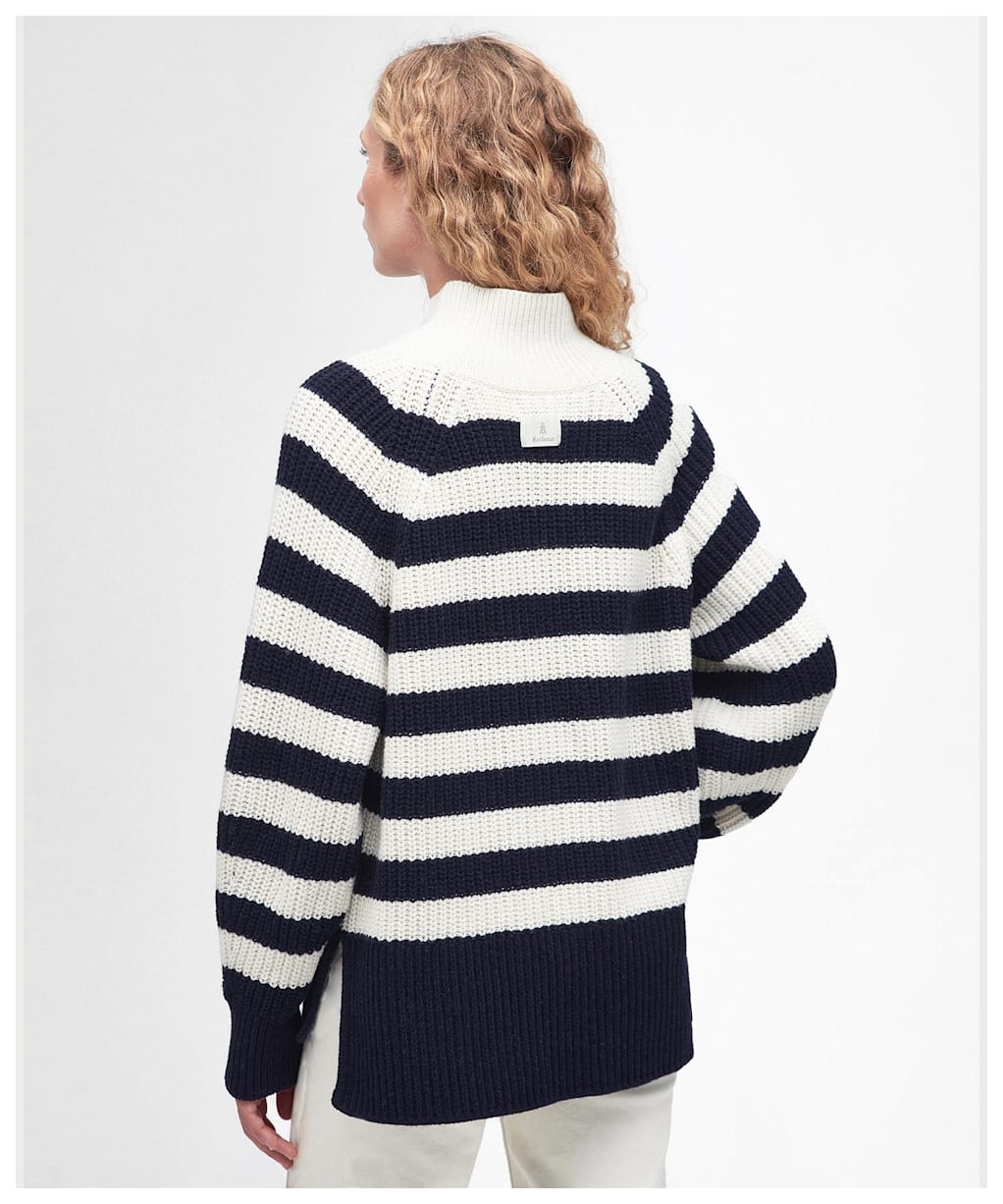 Women's Barbour Silverdale Knitted Jumper - Aran Tropical