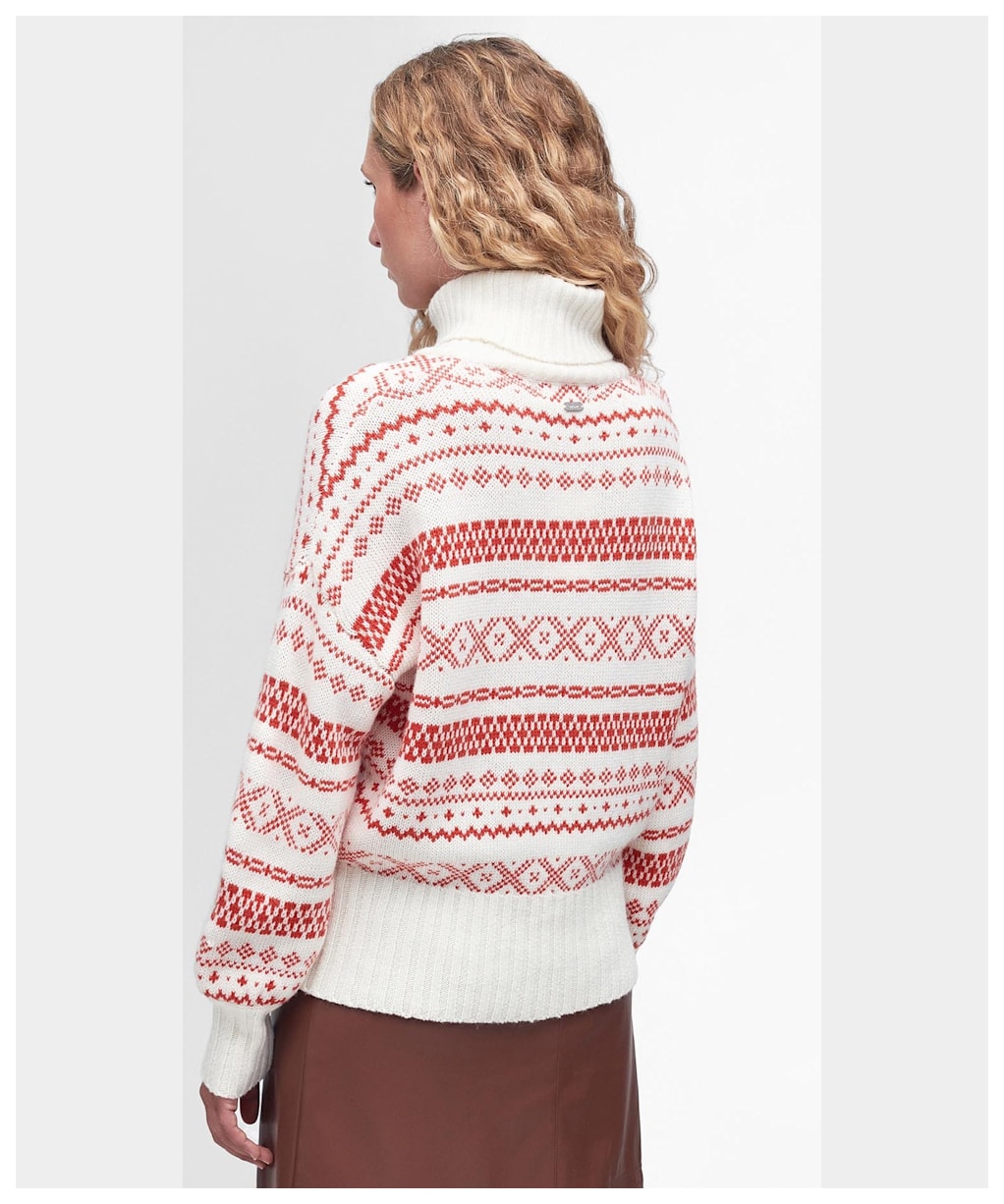 Women's Barbour Jeanne Wool Blend Sweater - Aran Tropical