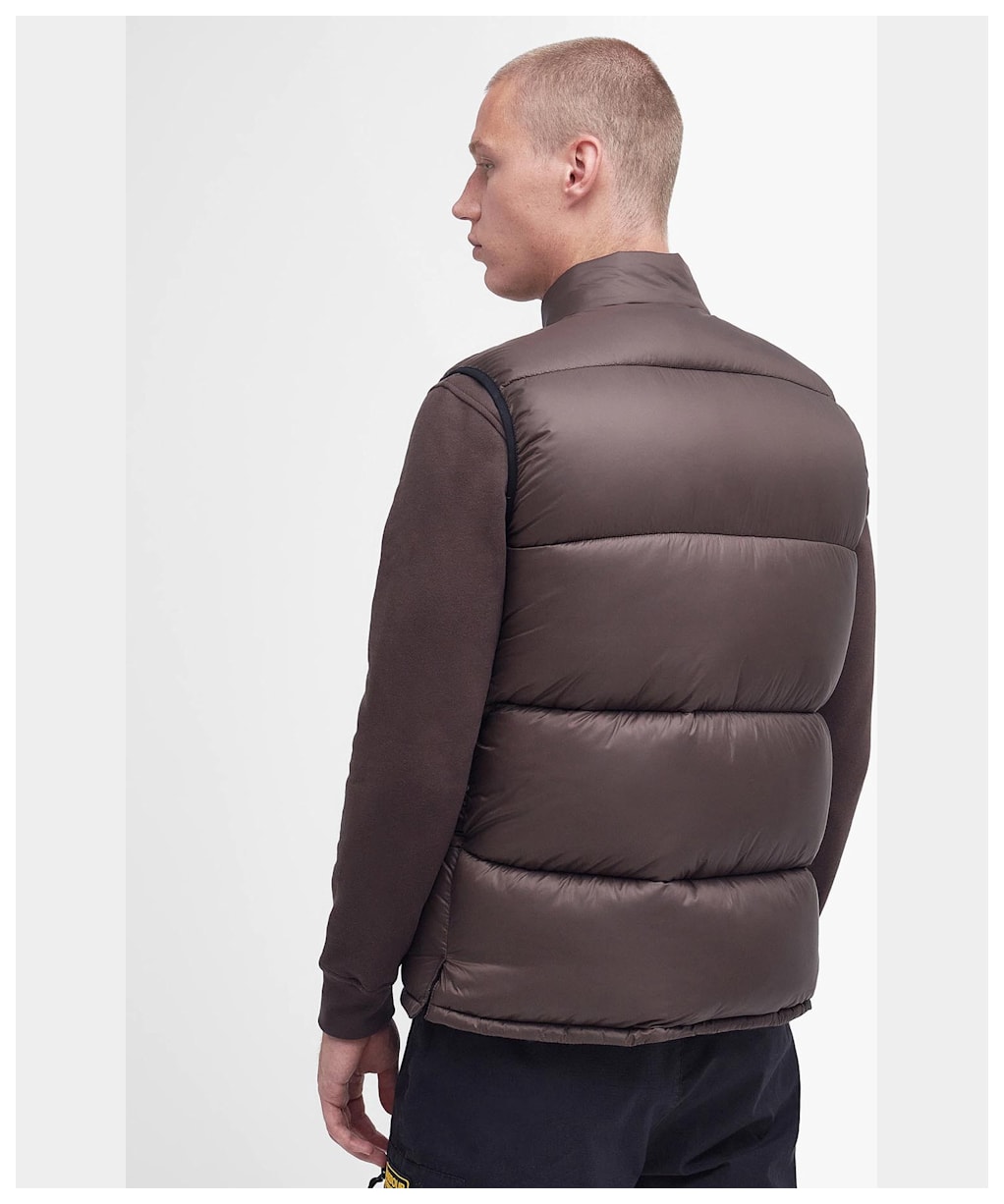 Men's Barbour International Cargen Gilet - Bitter Chocolate
