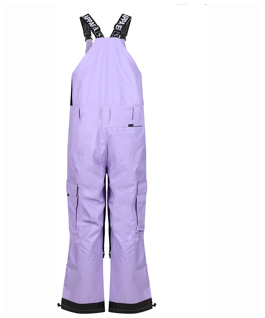 Brethren Apparel Access Waterproof Breathable Snow Sports Bib Pants - Lilac