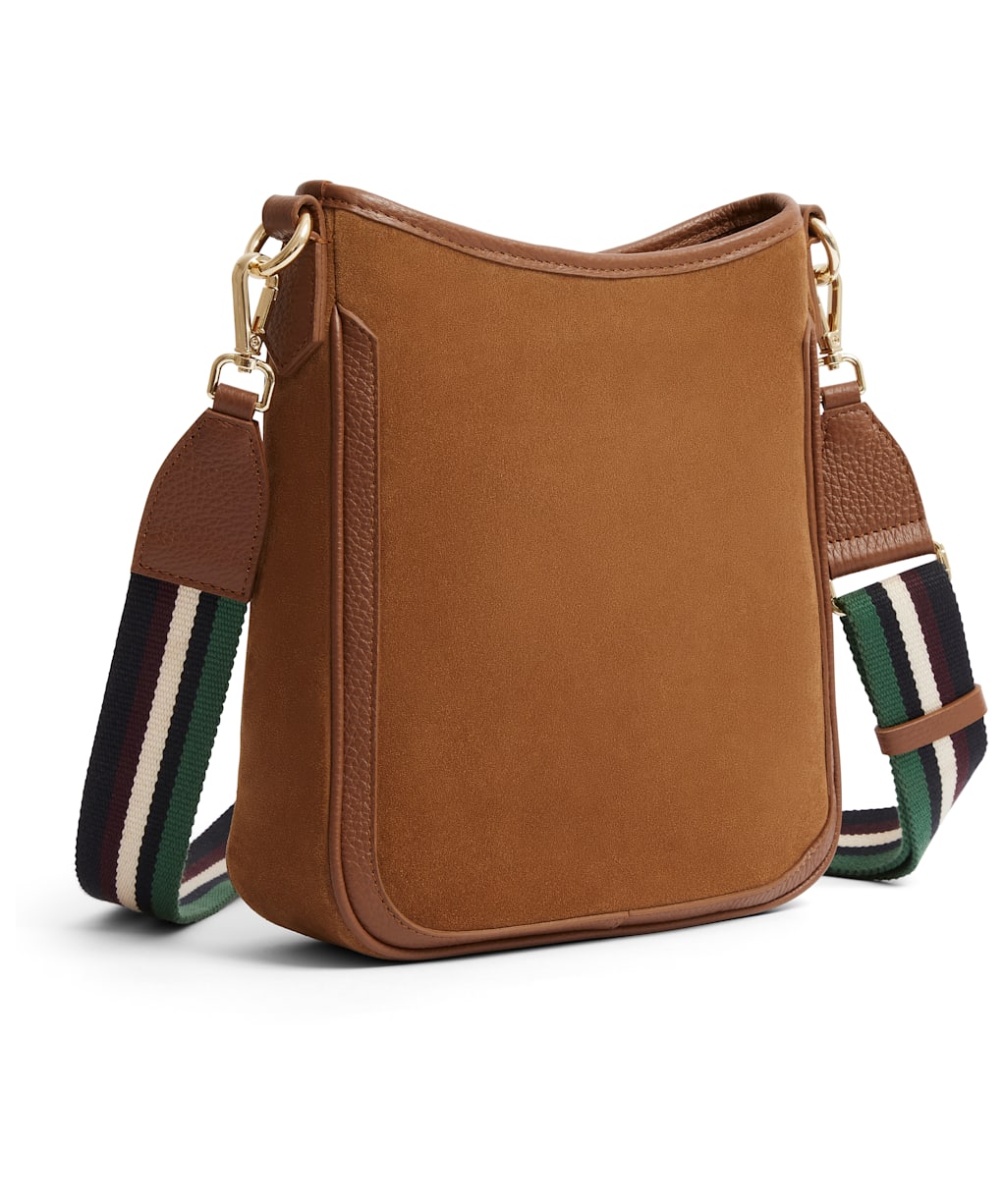 Women's Fairfax & Favor Richmond Messenger Bag - Tan Suede