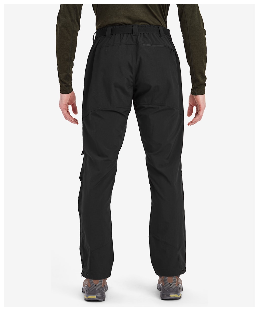 Men's Montane Water Repellent Terra Pants - Regular - Black