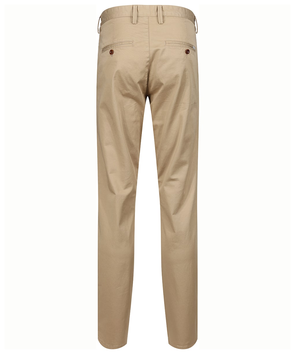 Men's Gant Slim Fit Twill Chinos - Dark Khaki