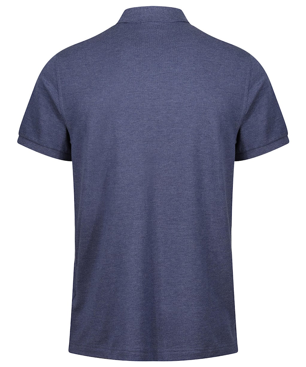 Men's GANT Original Pique Rugger Cotton Polo Shirt - Dark Jeansblue Melange