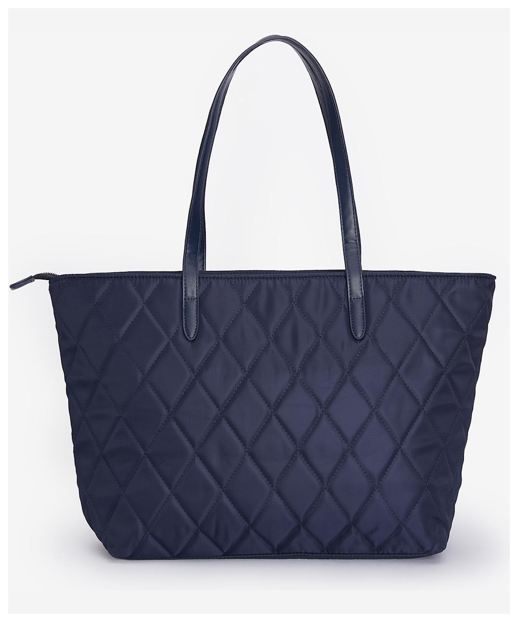 Women's Barbour Quilted Tote Bag - Navy