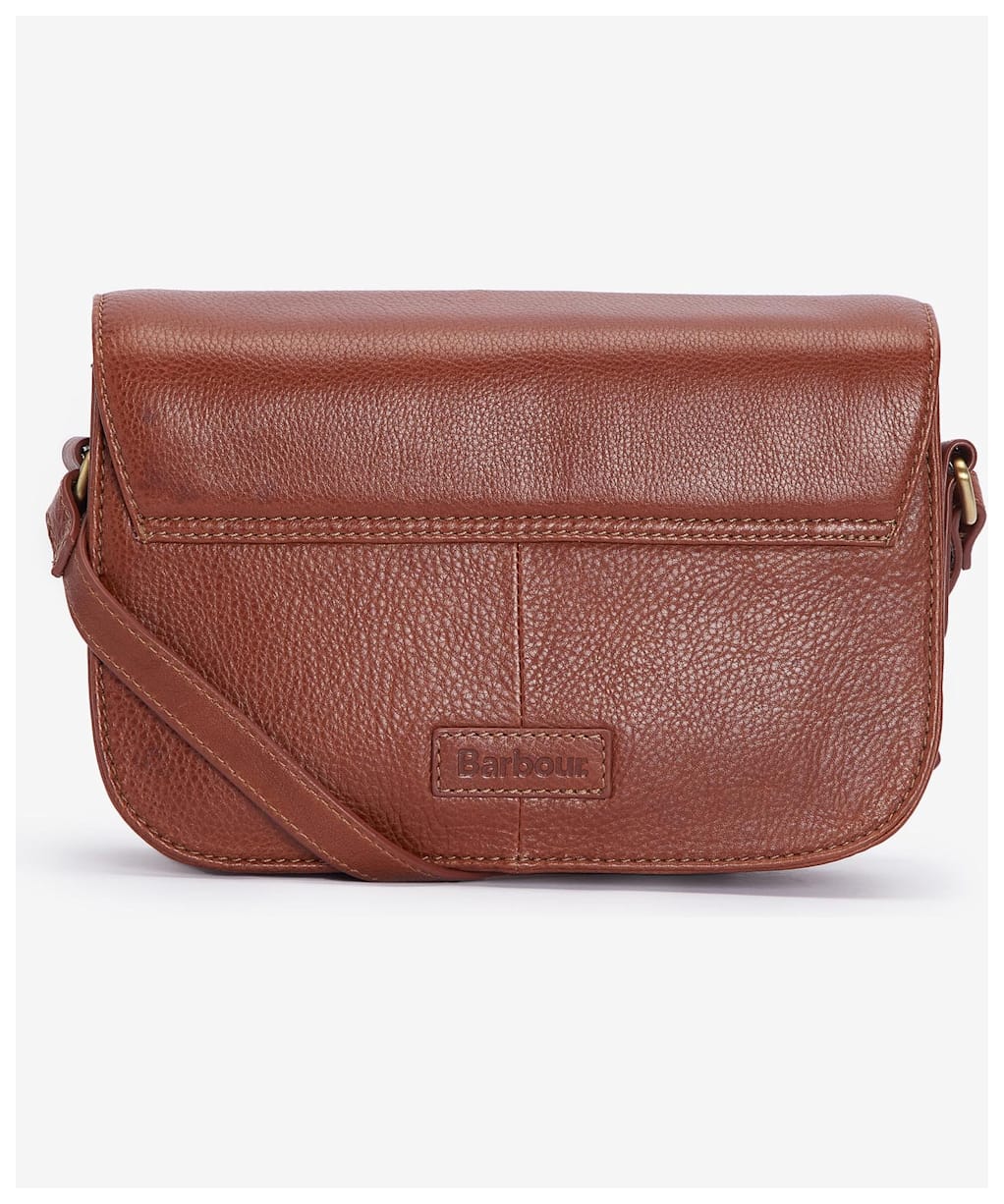 Women's Barbour Isla Leather Cross Body Bag - Brown