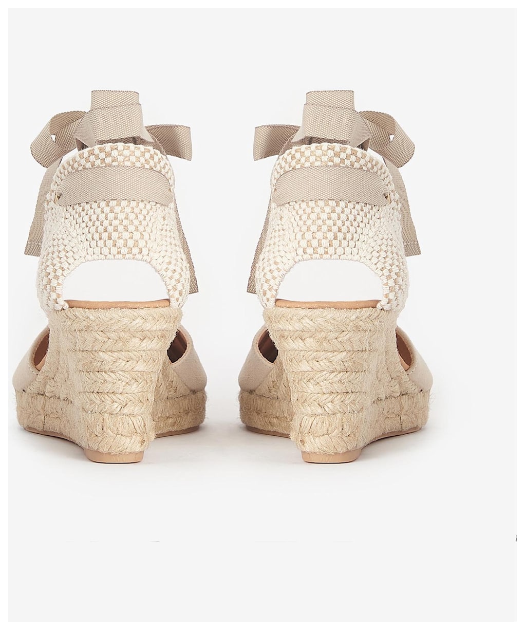 Women's Barbour Juana Espadrille Wedge Sandal - Beige