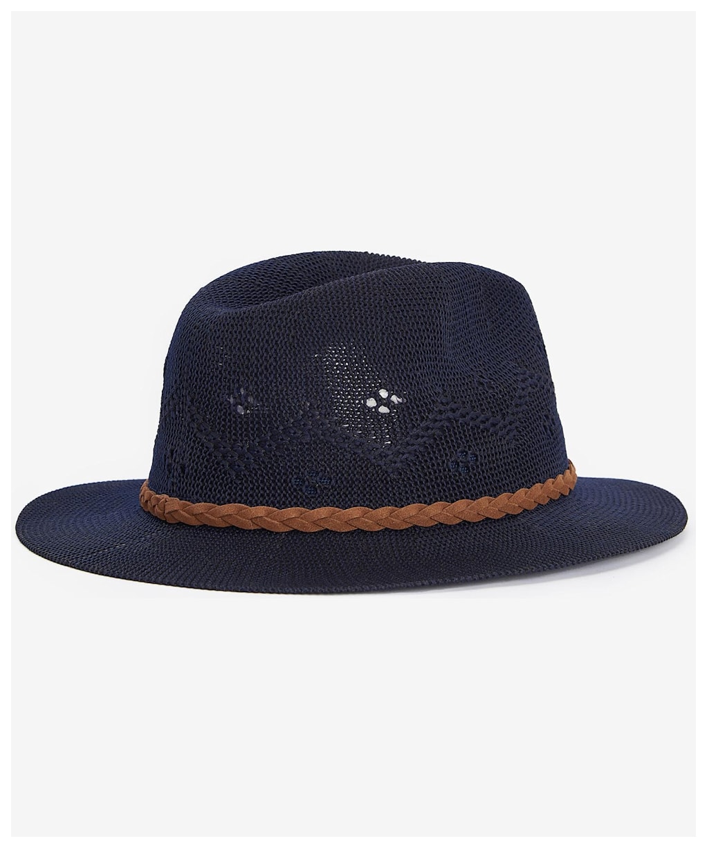 Women's Barbour Flowerdale Trilby Hat - Navy 2