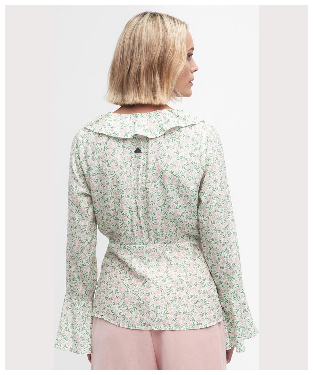 Women's Barbour Sandgate Bell Sleeve Blouse - Multi
