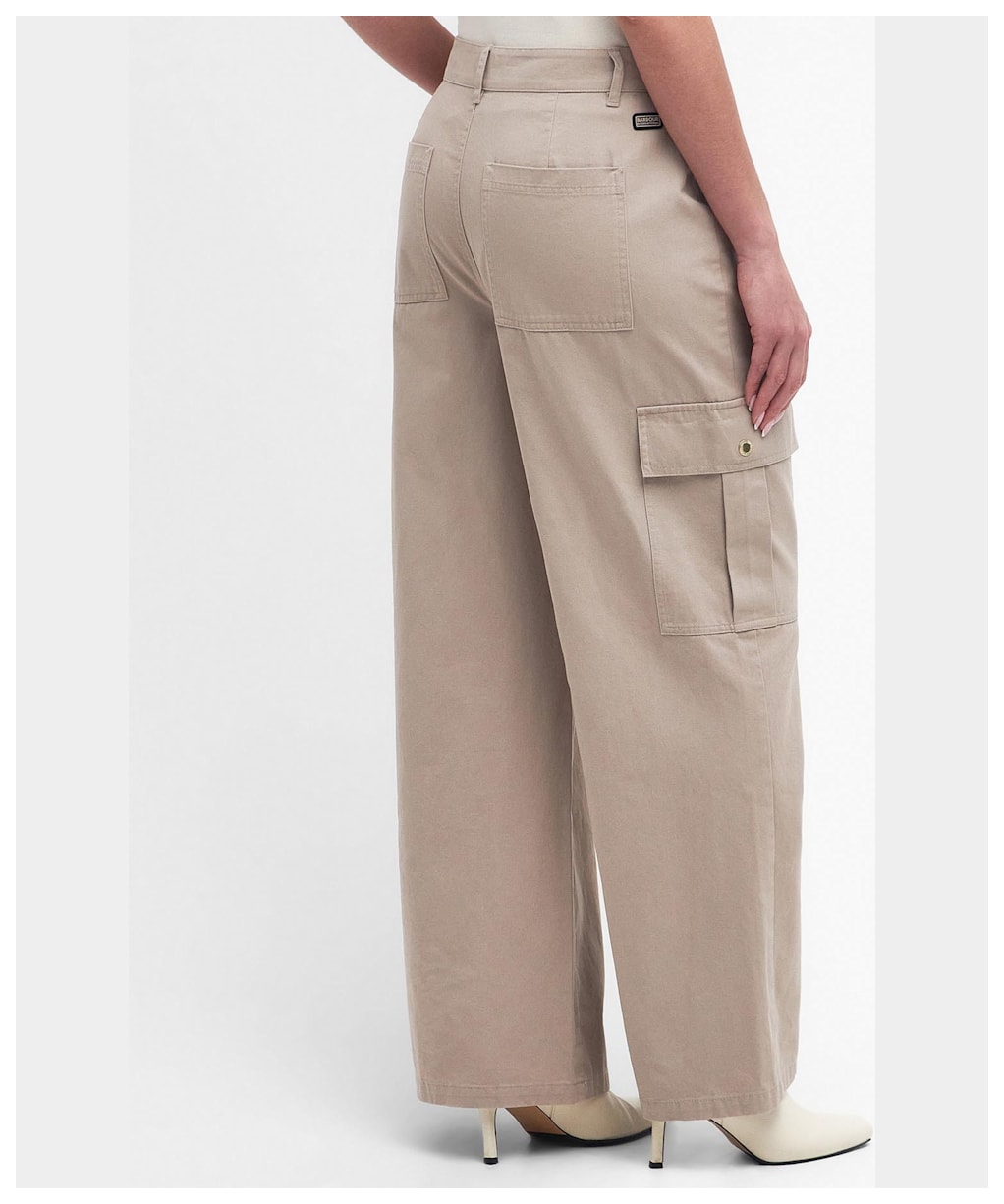 Women's Barbour International Kinghorn Utility Trousers - Oat