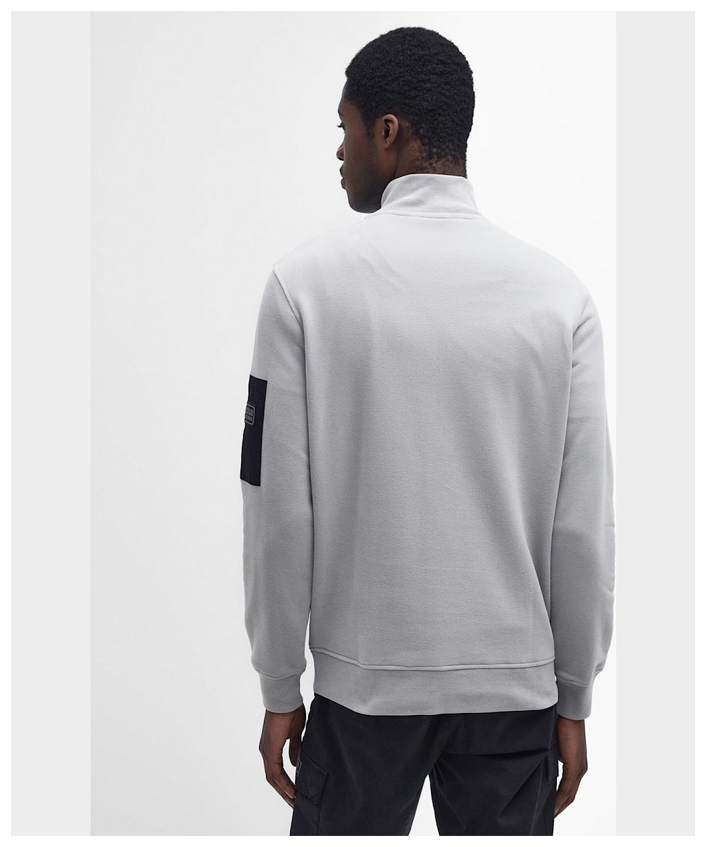 Men's Barbour International Alloy Half Zip Sweatshirt - Ultimate Grey