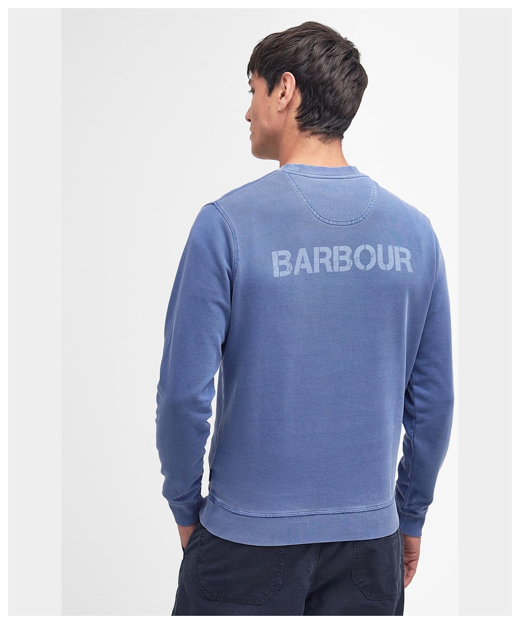 Men's Barbour Atherton Crew Neck Sweater - Oceana