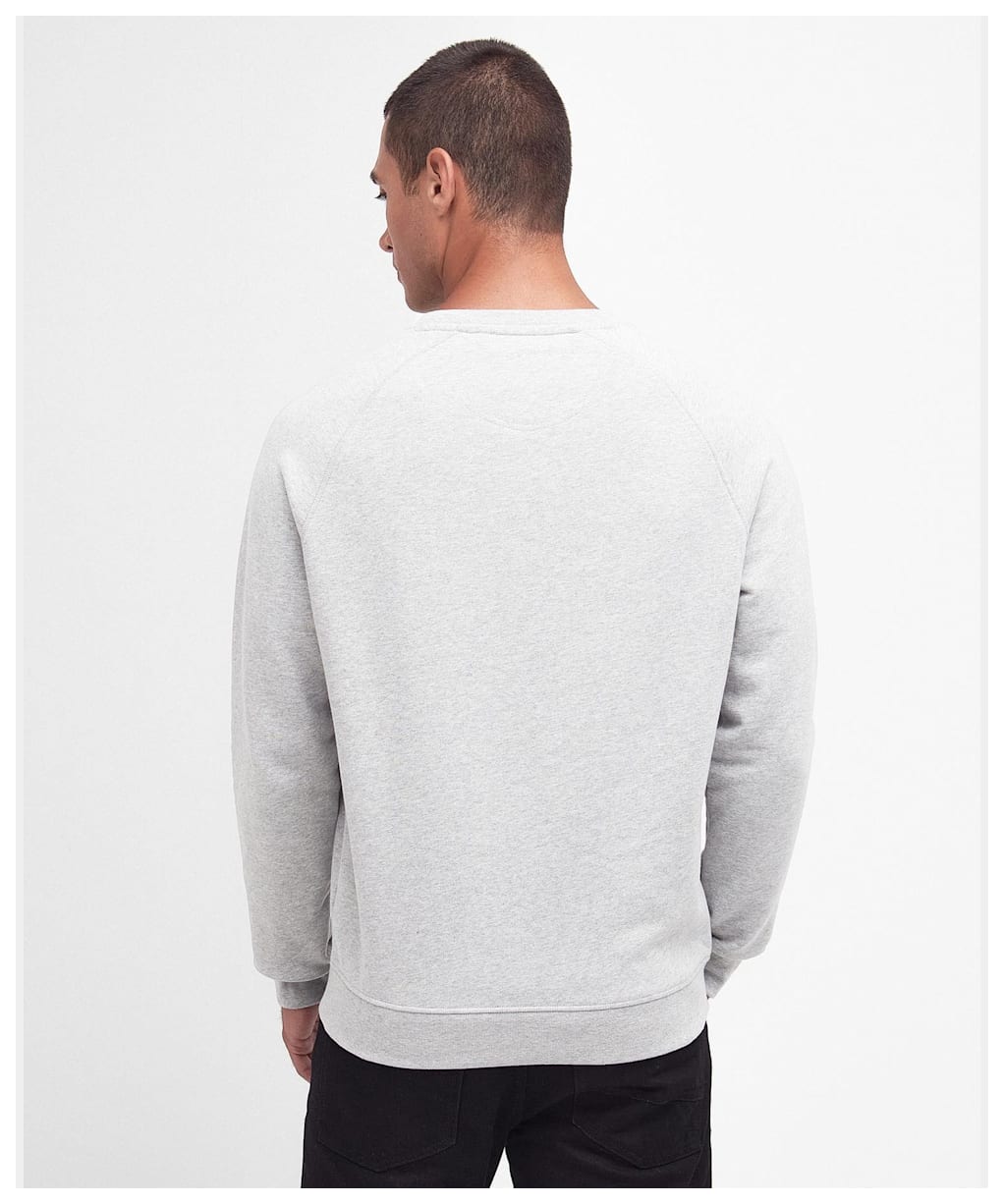 Men's Barbour International Laguna Crew Neck Sweatshirt - Grey Marl