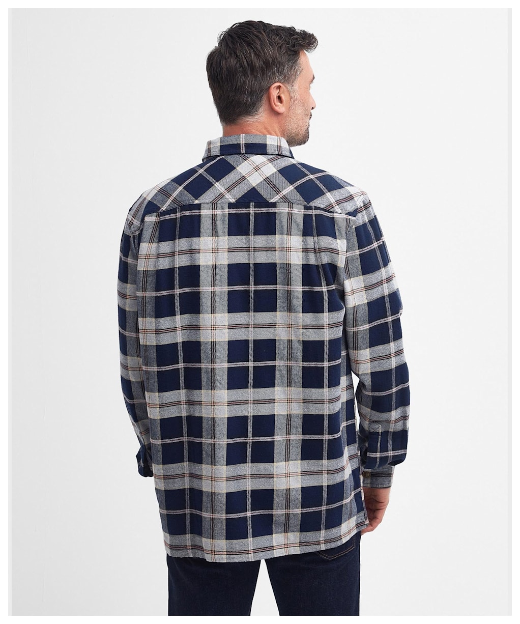 Men's Barbour Derwent Overshirt - Navy