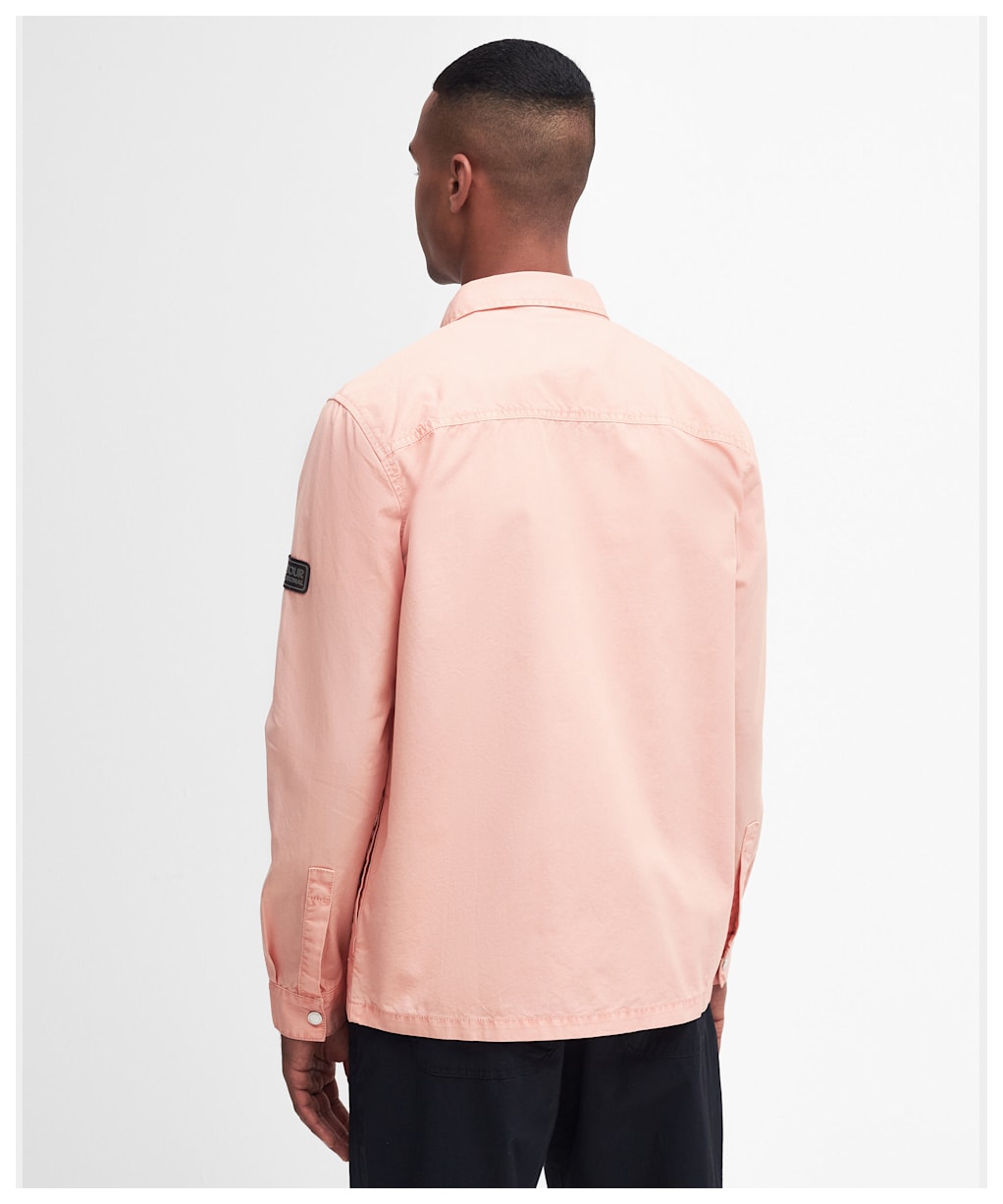 Men's Barbour International Gear Overshirt - Peach Nectar