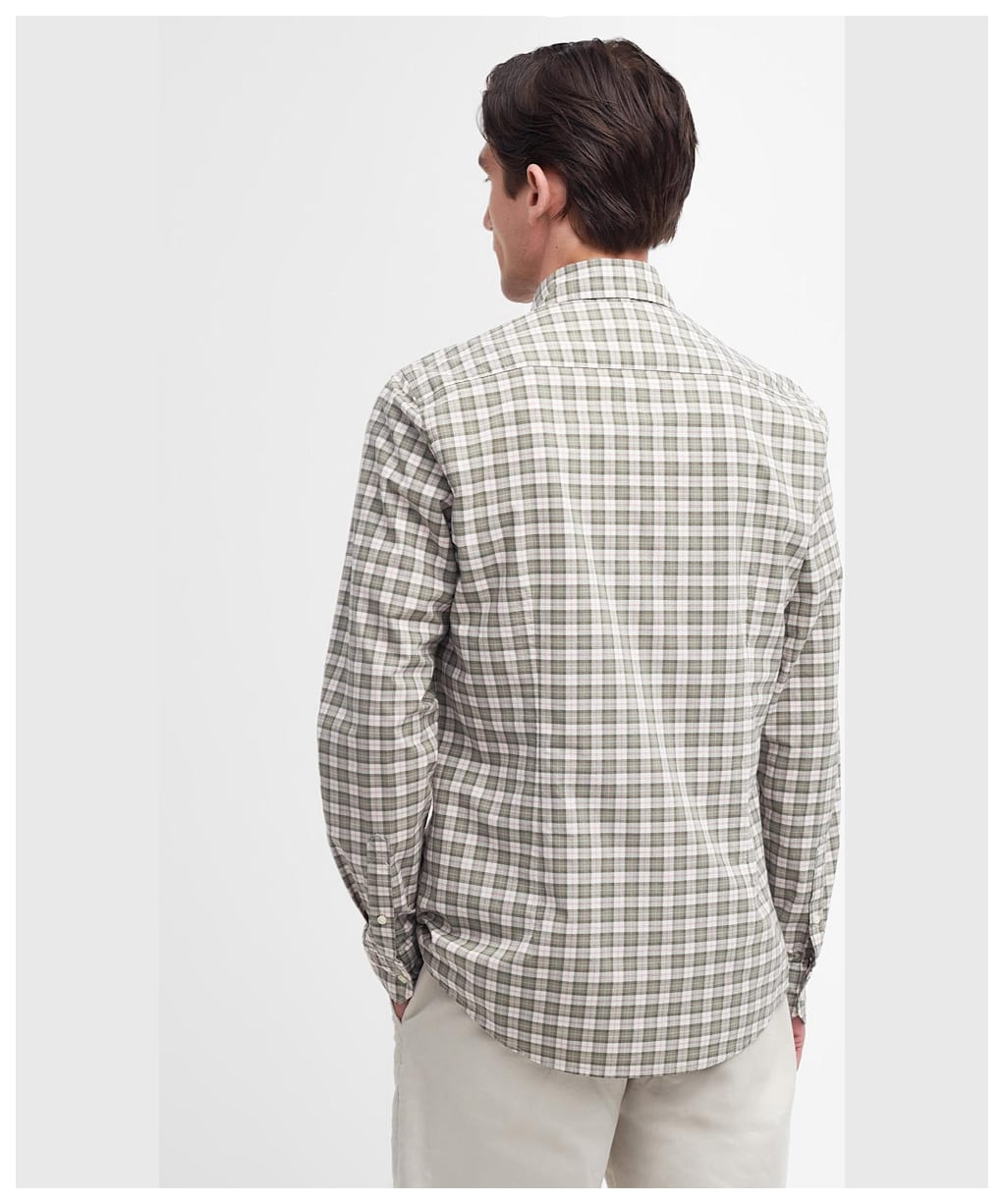 Men’s Barbour Lomond Tailored Shirt - Glenmore Olive Tartan
