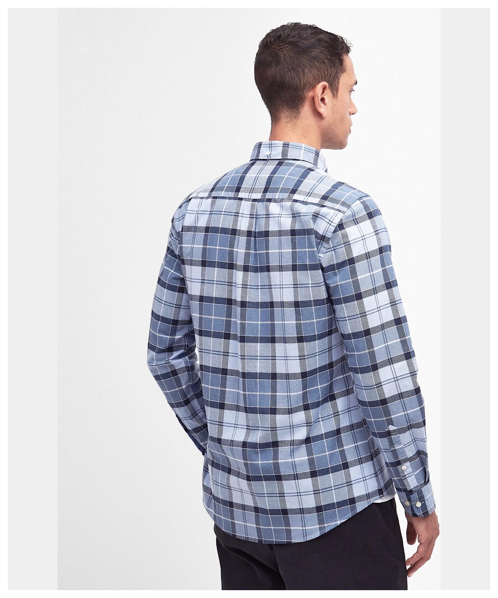 Men's Barbour Lewis Tailored Shirt - Berwick Blue Tartan