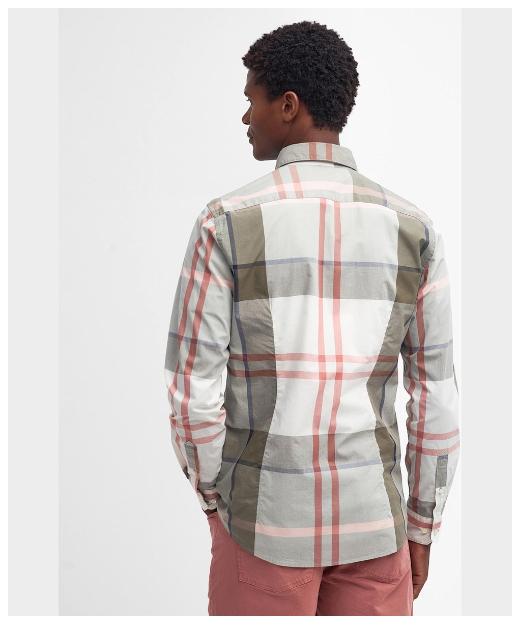 Men's Barbour Harris Tailored Shirt - Glenmore Olive Tartan