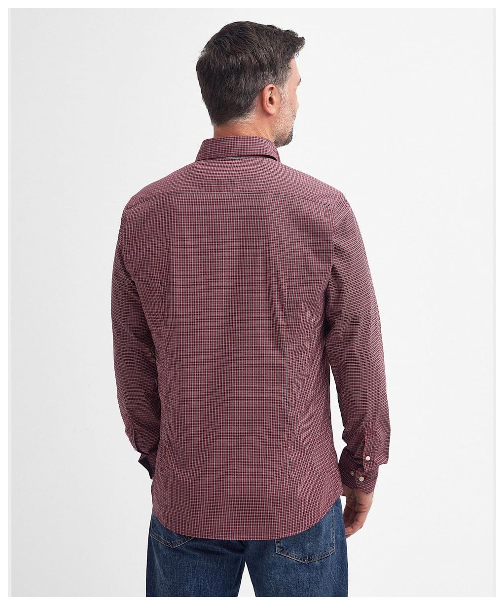 Men's Barbour Grove Performance Shirt - Crimson