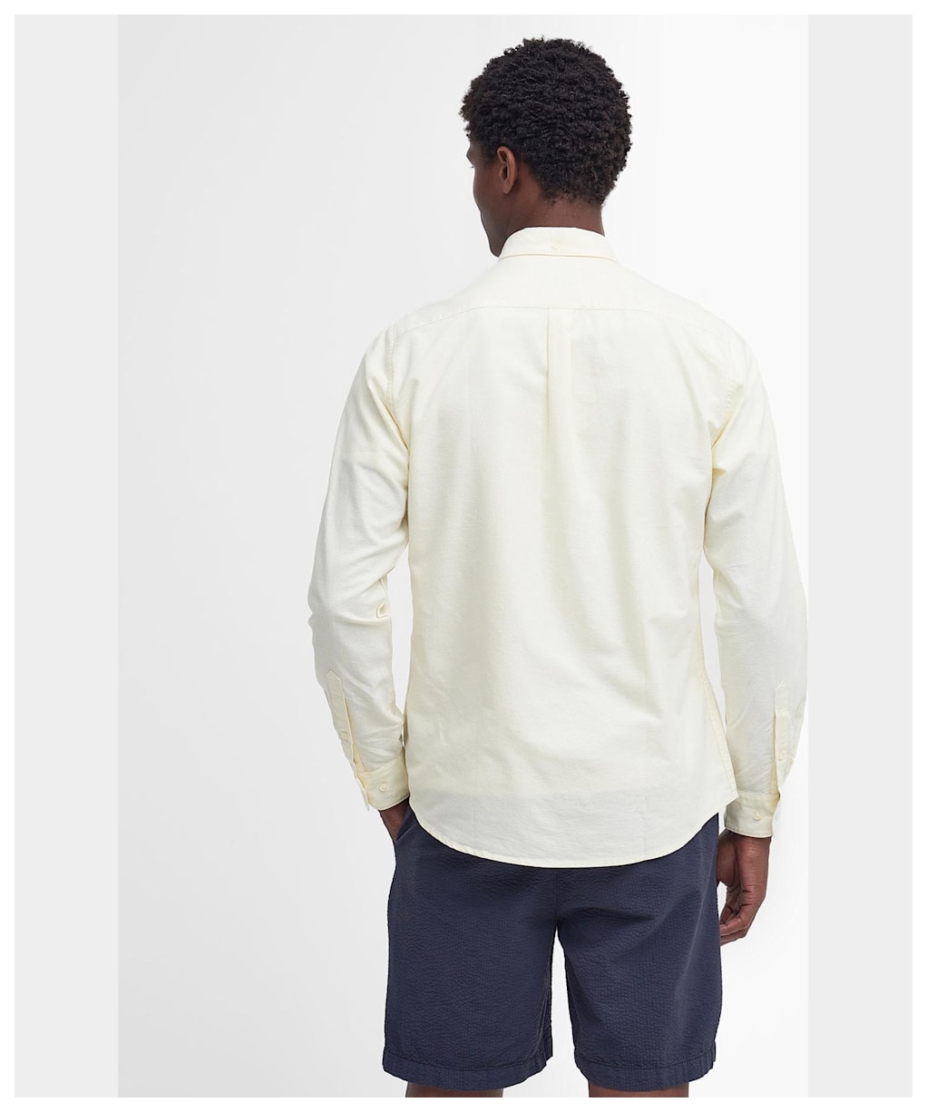 Men's Barbour Oxtown Tailored Shirt - Lemon