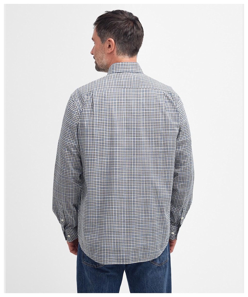Men's Barbour Durand Short Sleeve Shirt - Olive