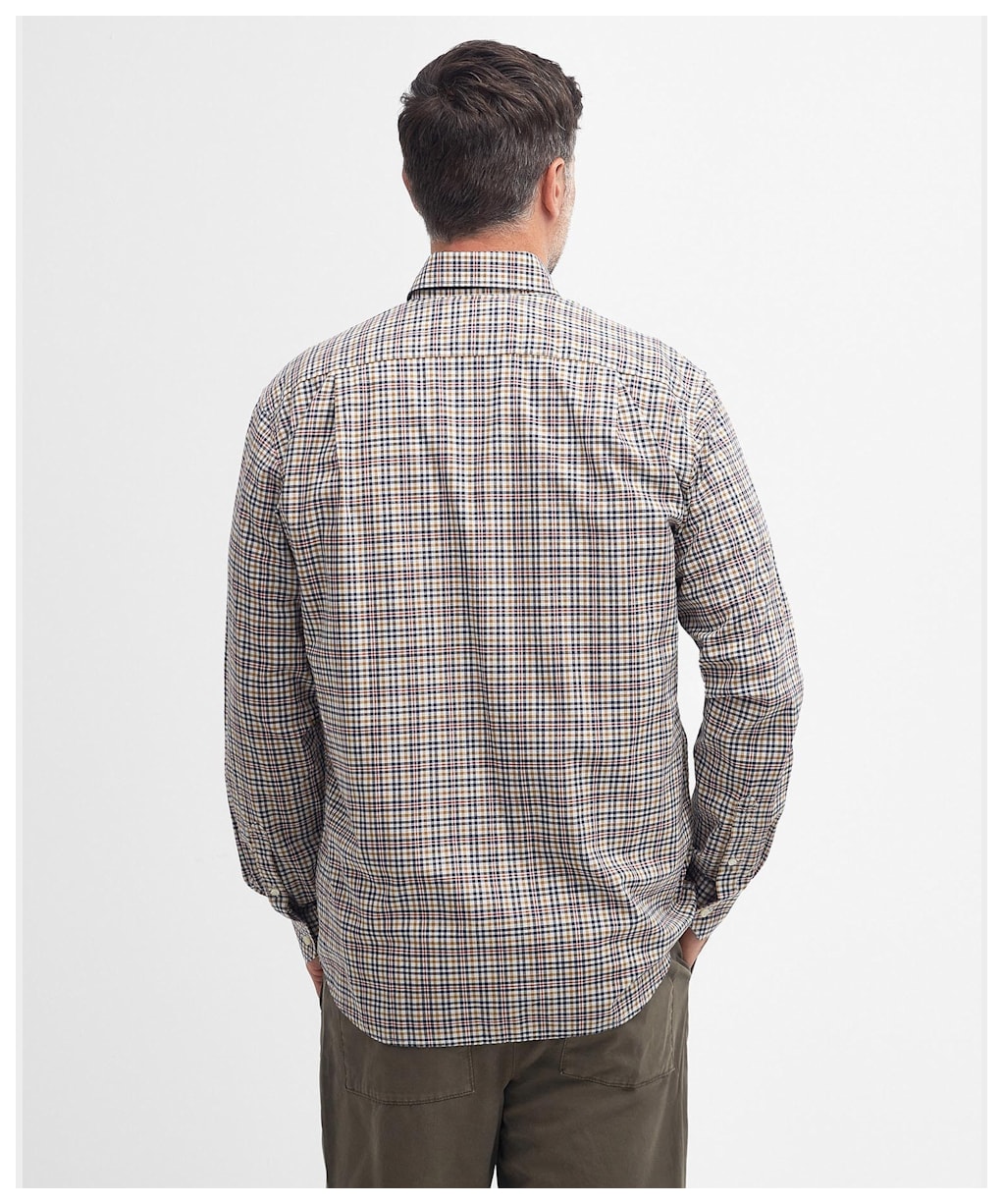 Men's Barbour Durand Short Sleeve Shirt - Tan