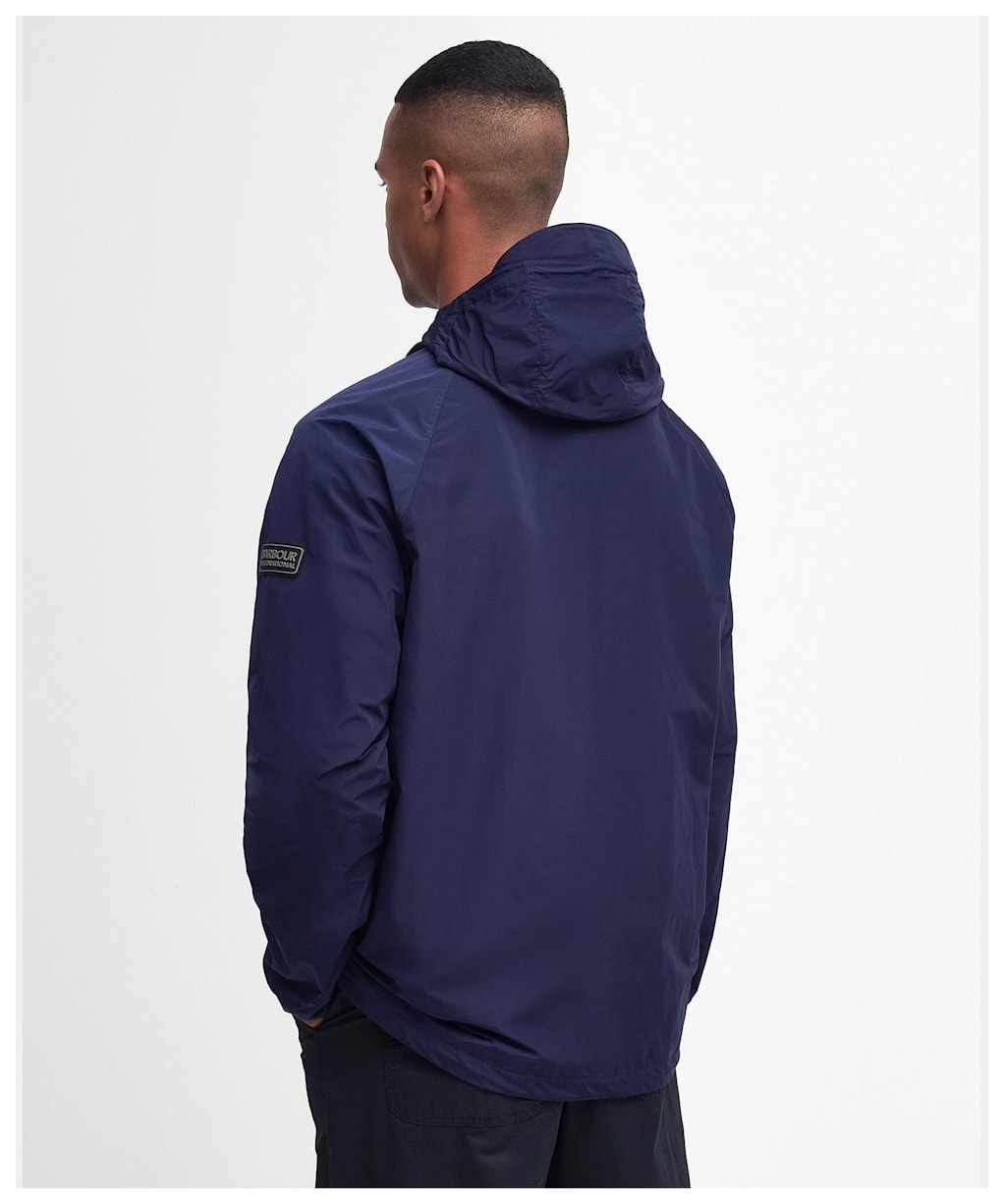 Men's Barbour International Beckett Showerproof Jacket - Deep Blue