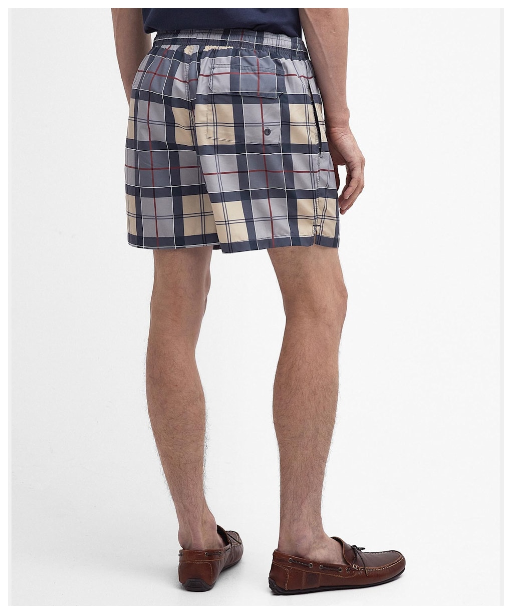 Men's Barbour Staple Tartan Swim Shorts - Dress Tartan