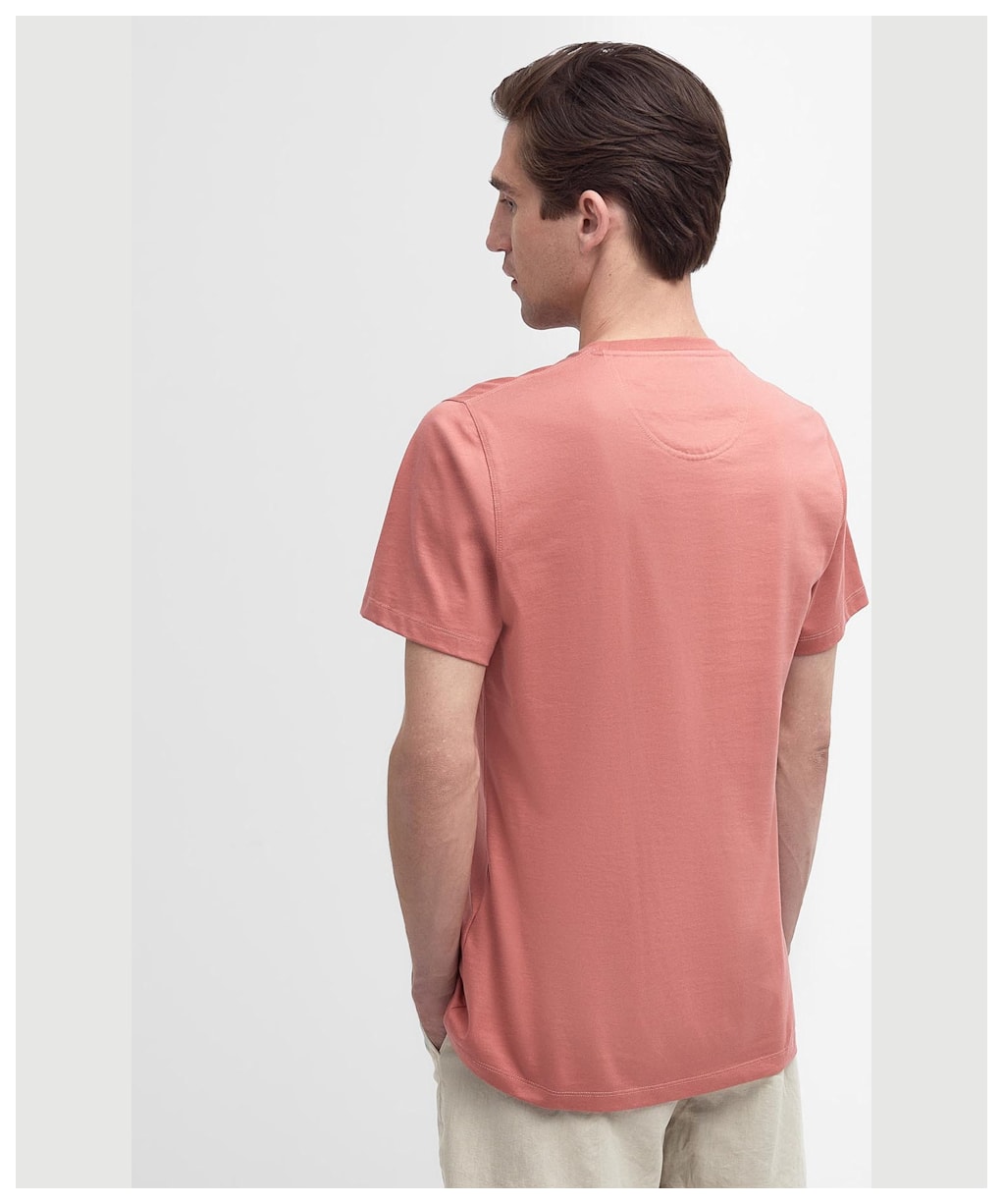 Men's Barbour Sports Tee - Pink Clay