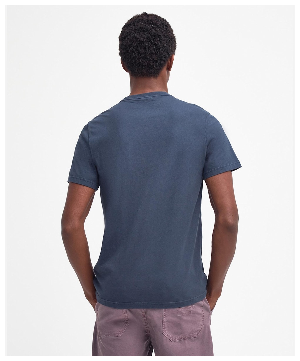 Men's Barbour Hickling Short Sleeve Cotton T-Shirt - Navy