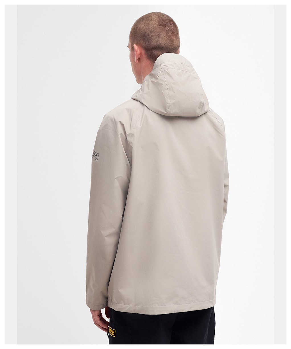 Men's Barbour International Global Waterproof Jacket - Concrete
