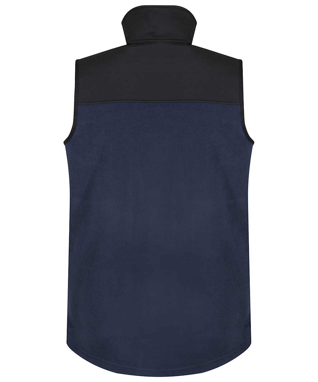 Men's Ridgeline Hybrid Fleece Vest - Navy / Black