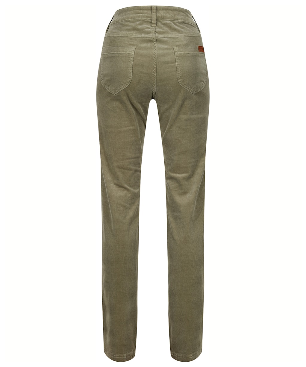 Women's Dubarry Honeysuckle Cord Slim Fit Jeans - Dusky Green