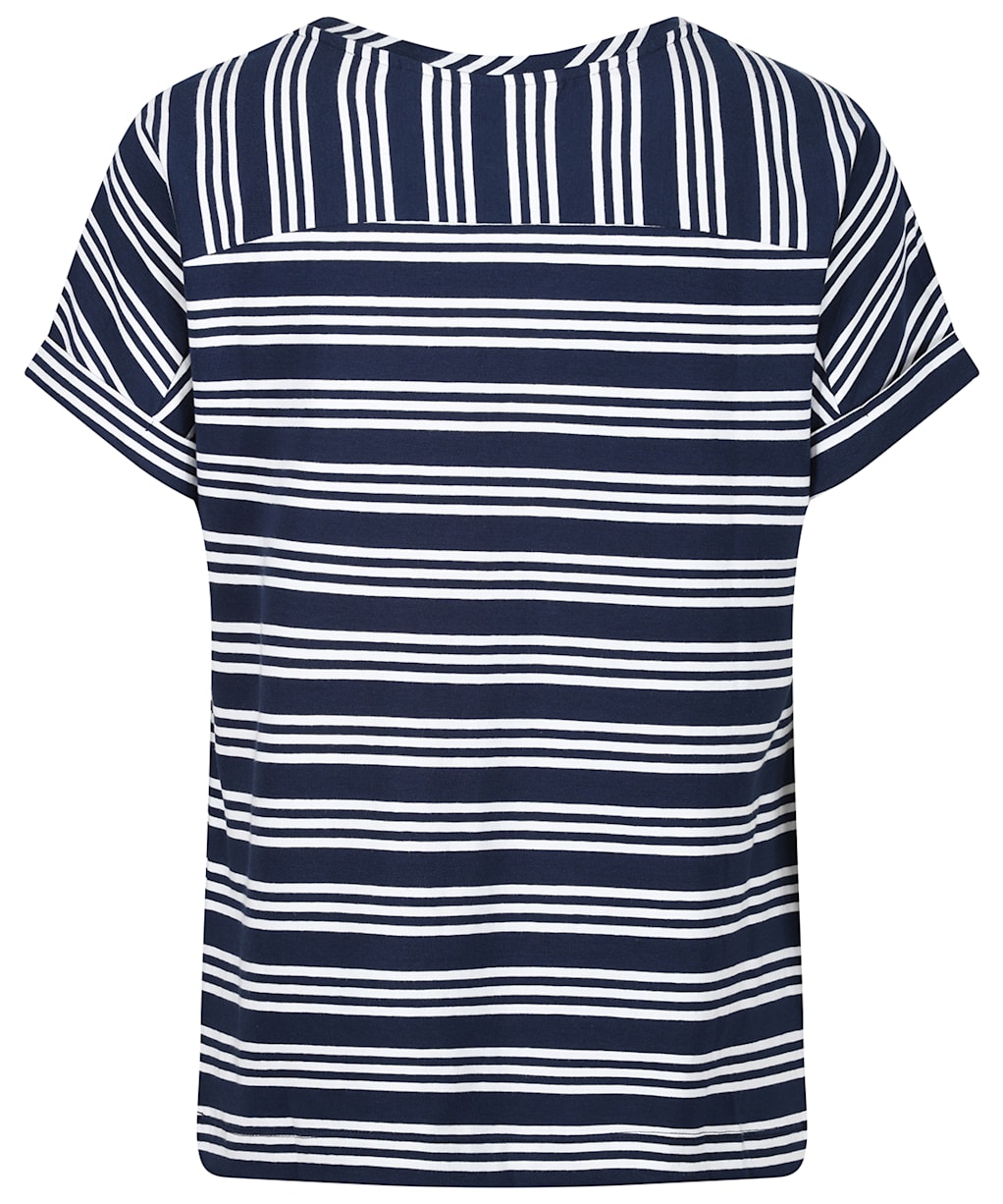 Women's Lily & Me Castaway T-Shirt - Navy / Ecru