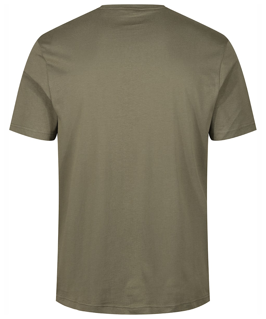 Men's Gant Regular Shield Short Sleeve Cotton T-Shirt - Juniper Green