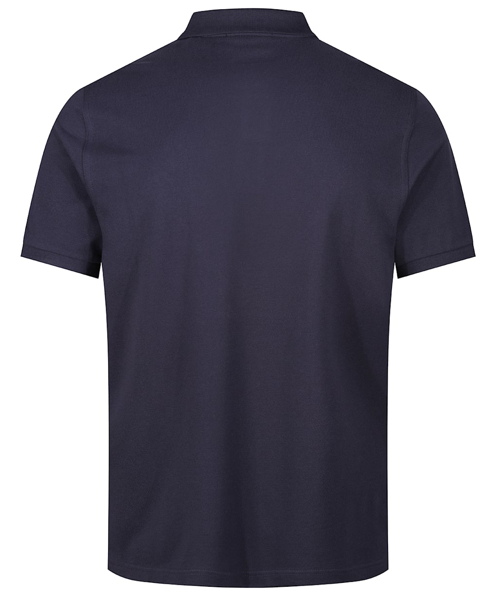 Men's GANT Original Pique Rugger Cotton Polo Shirt - Evening Blue