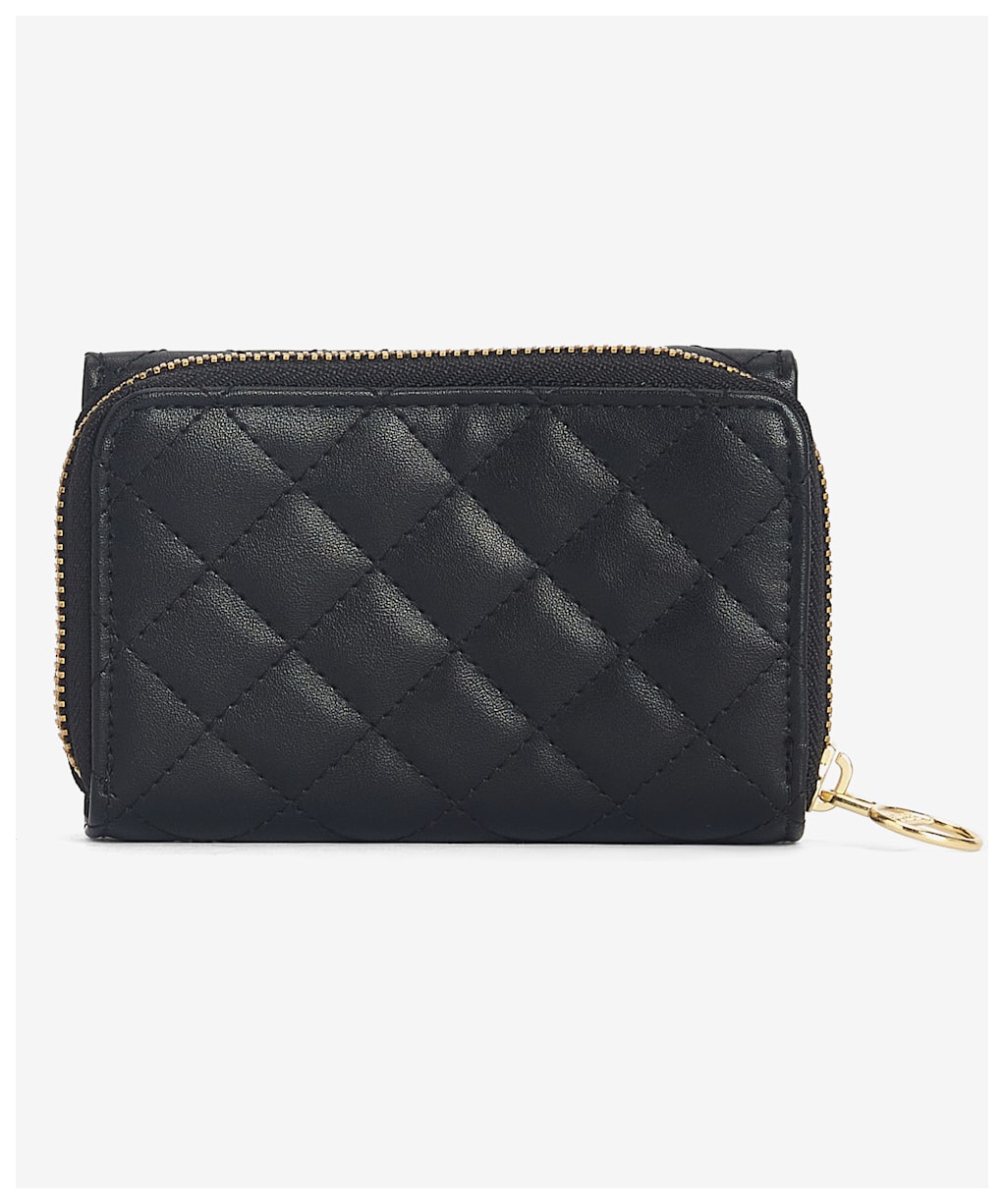 Women's Barbour International Aurora Tri Fold Purse - Black