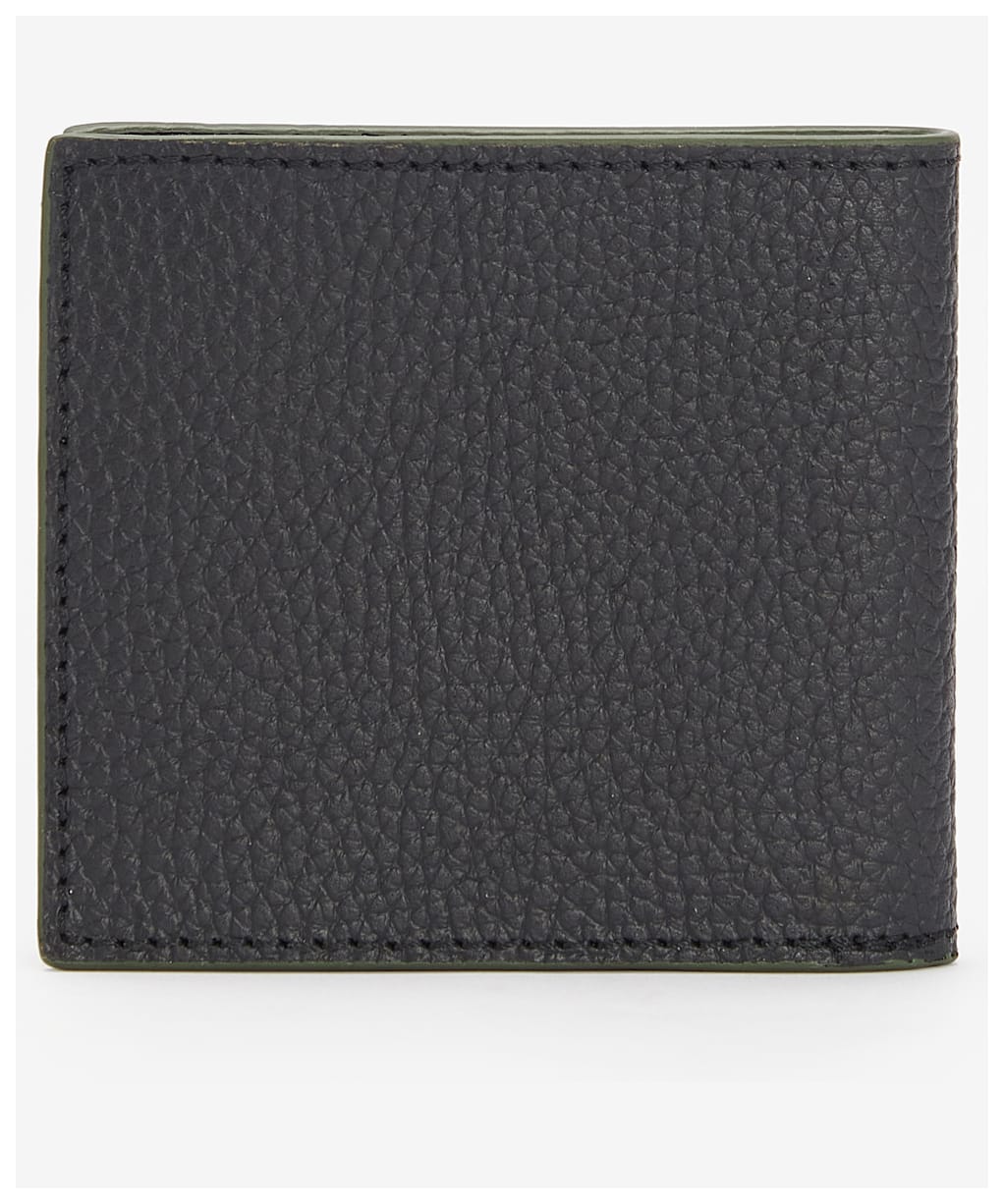 Men's Barbour Leather Billfold Wallet - Black
