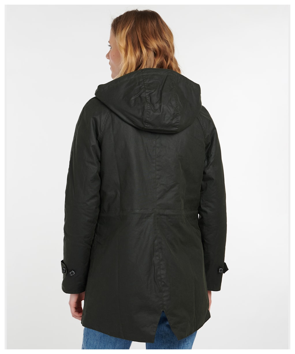 Women's Barbour Cannich Waxed Jacket - Sage