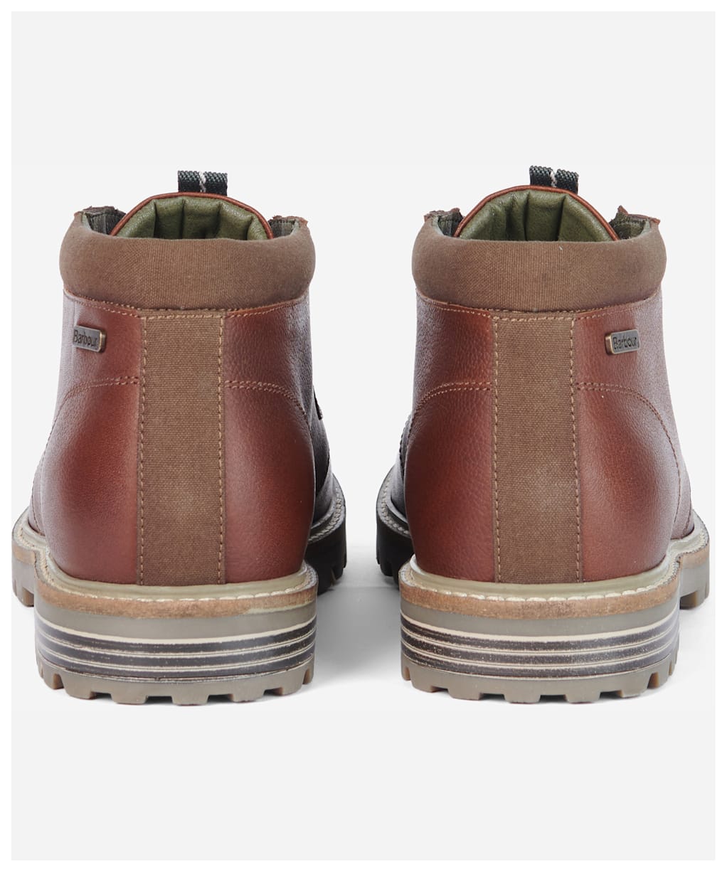 Men's Barbour Boulder Chukka Boots - Teak