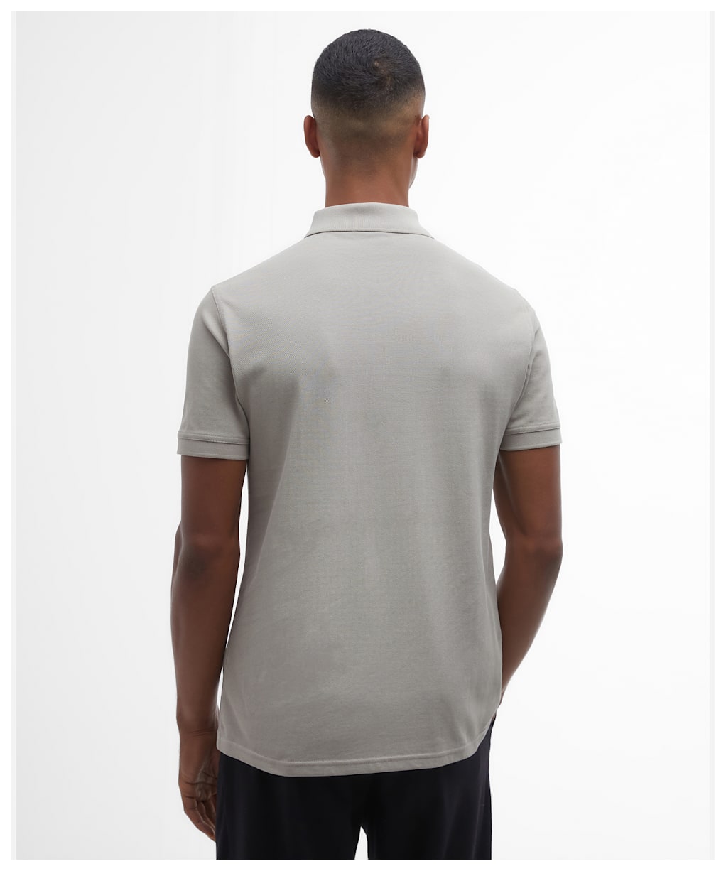 Men's Barbour International Essential Polo - Concrete