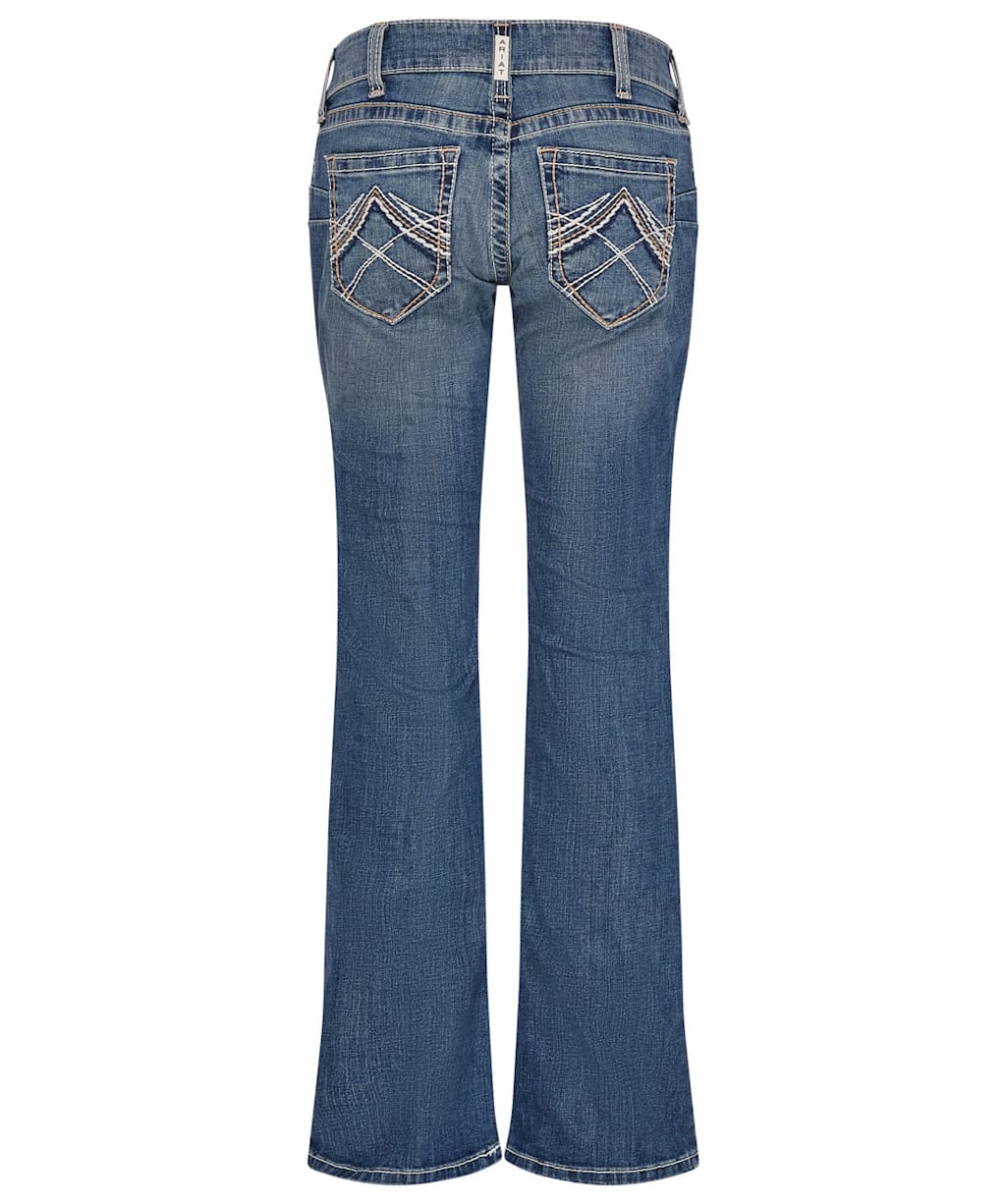 ARIAT Women's R.E.A.L. Mid-Rise Corinne Bootcut Jeans - Comfort Stretch Denim, Advanced Fit Technology - View #12