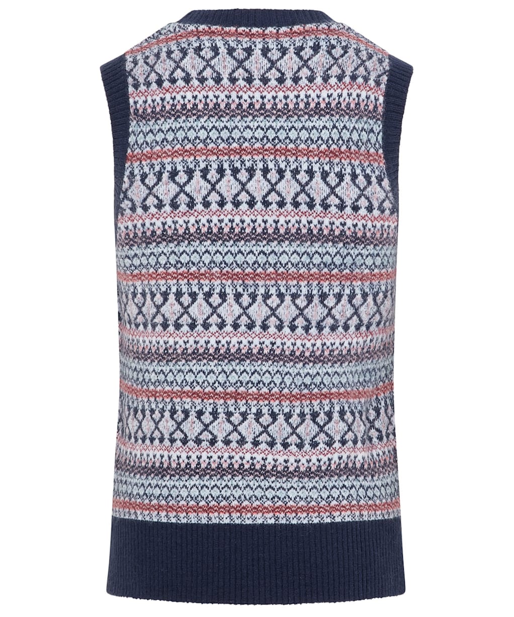 Women's Lily & Me Fairisle Jazz Knitted Tank Top - Navy