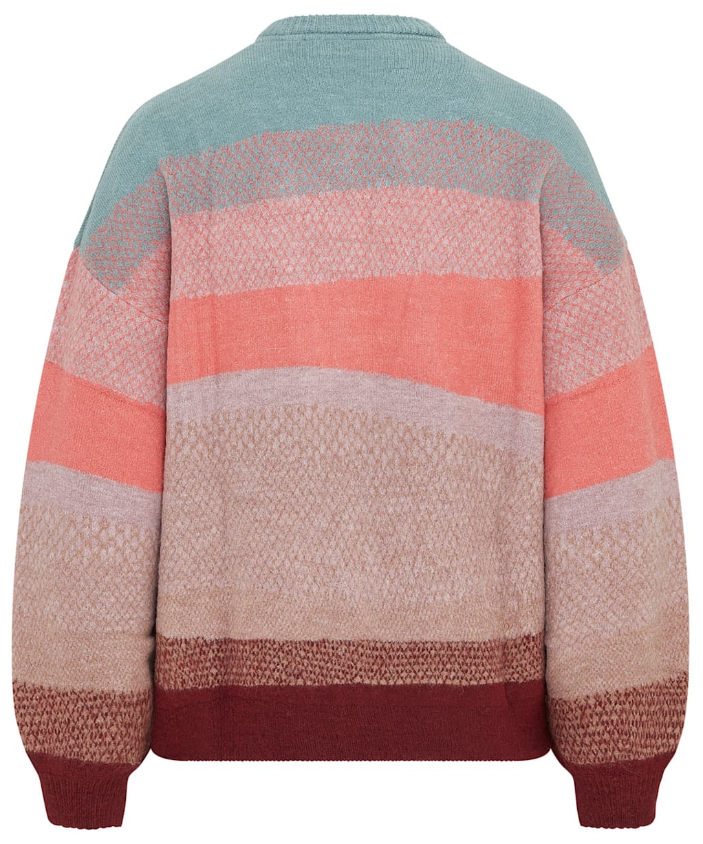 Women's Lily & Me Nancy Colour Block Cardigan - Mulberry