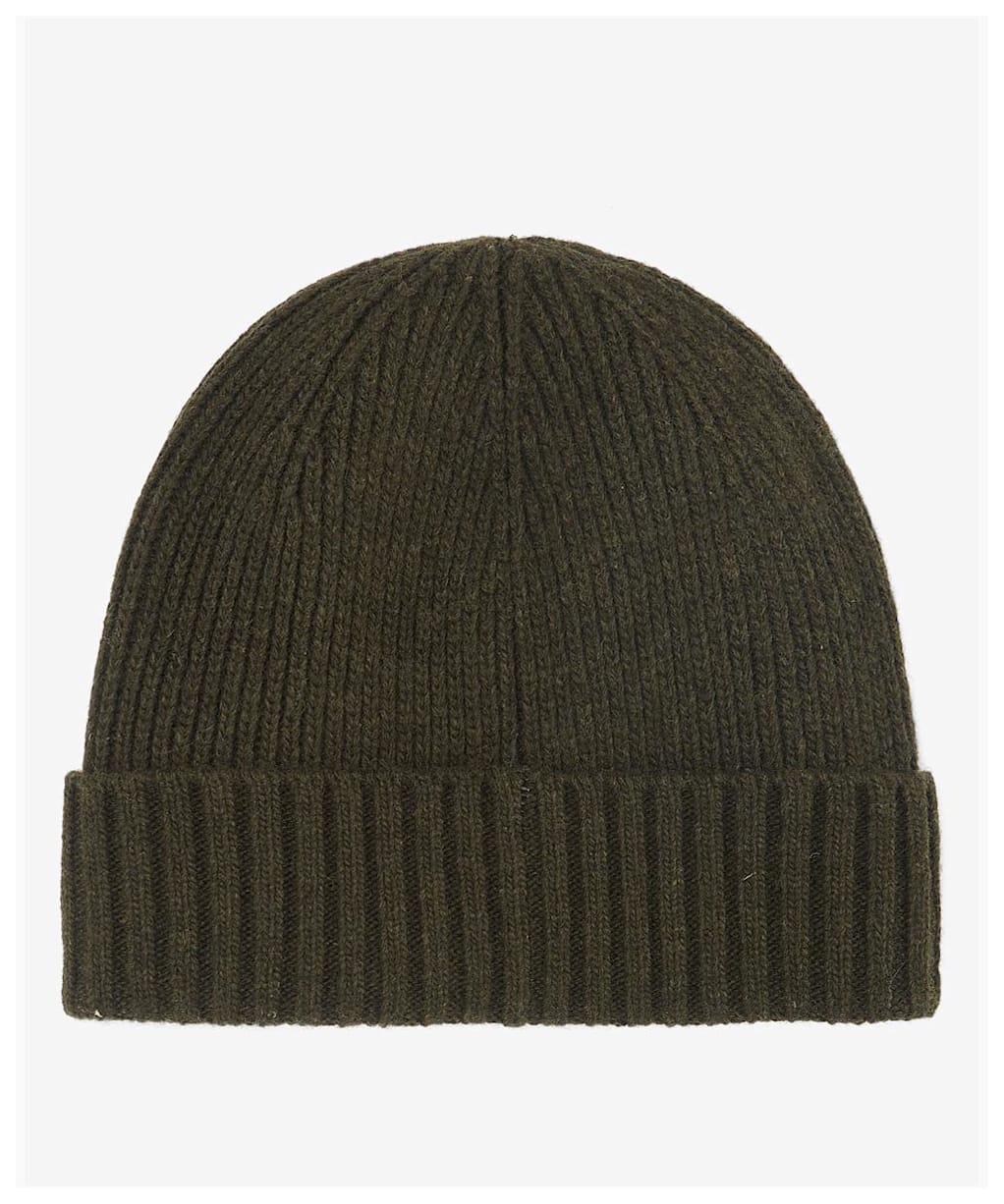 Men's Barbour Carlton Beanie Hat - Dark Green